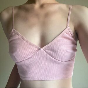 American Apparel Sofia Bralette in Paulette Pink